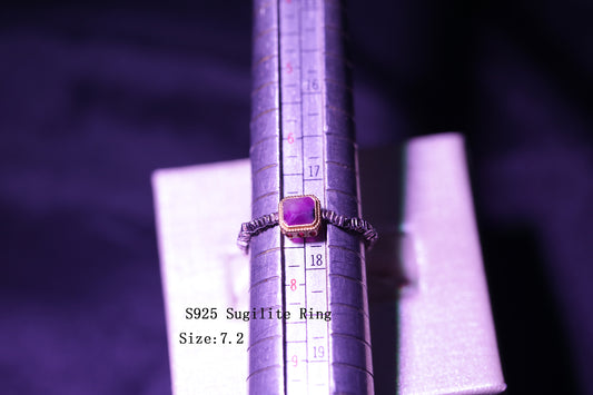 [110]S925 Sugilite Ring