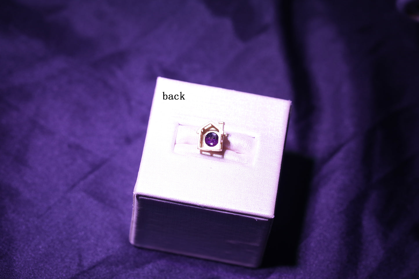 [121]Silver Gold-Plated Sugilite Pendant Top