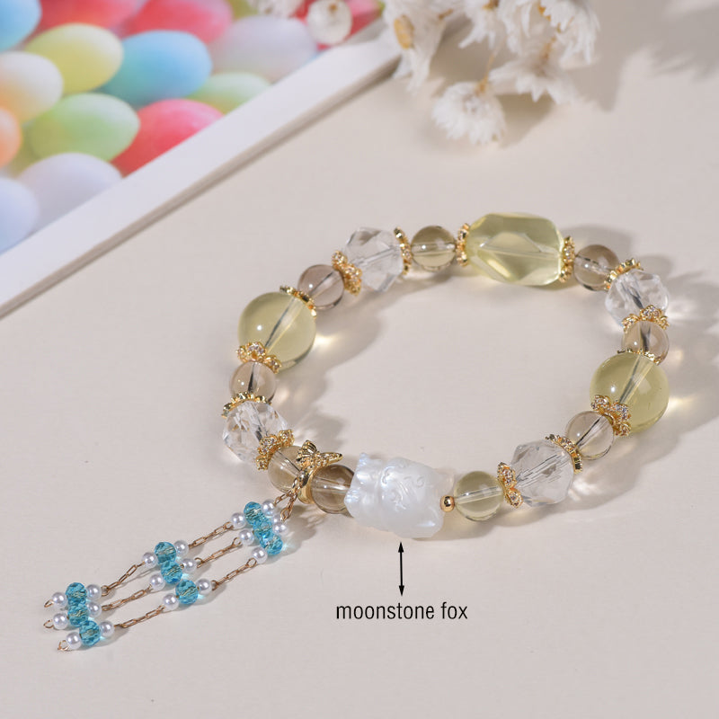 [103]Citrine Bracelet For Women & Girls